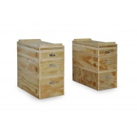 Bodyworx CF250 Wooden Jerk Blocks (Pair)